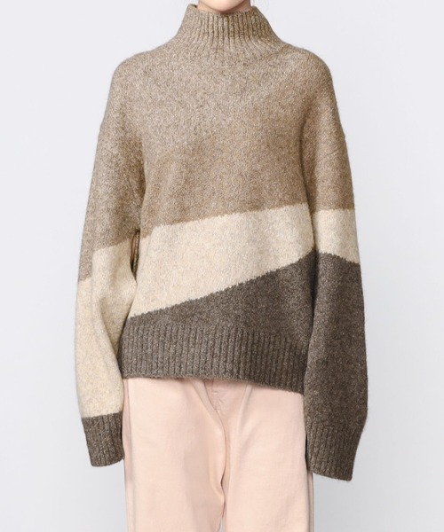 ADAWAS（アダワズ）の「ADAWAS | ハイネックニット WOMEN（ニット/セーター・レディース・ブラウン系その他・ONE SIZE）」の5枚目の写真