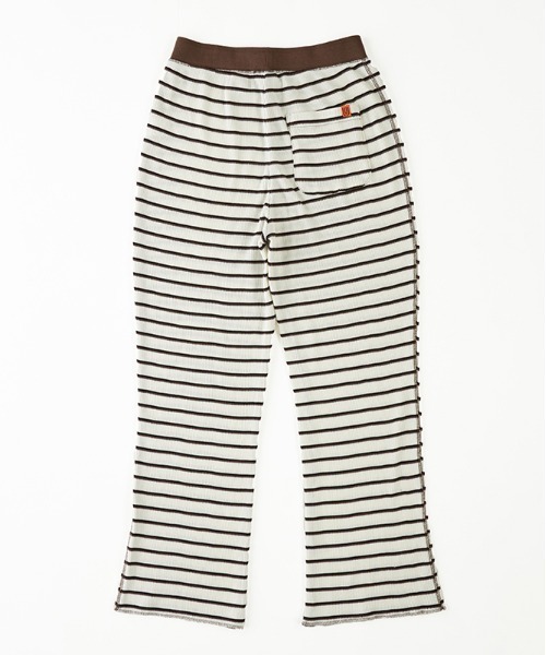 UNIVERSAL OVERALL(ユニバーサルオーバーオール)の「ワッフルフレアボトム(その他パンツ・レディース・グリーン/ブラウン・F)」の5枚目の写真