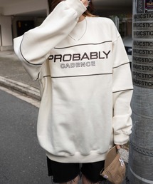 WEGO | WEGO/パイピング裏起毛BIGスウェット(スウェット)