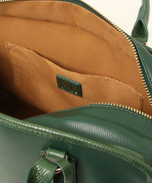 N.（N. Natural Beauty Basic）（エヌエヌナチュラルビューティーベーシック）の「【横田ひかるさん着用】スクエアボストンバッグ（トートバッグ・レディース・ホワイト系その他/ブラウン/グリーン・ﾌﾘ-）」の21枚目の写真