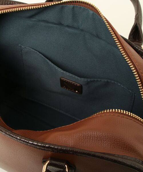 N.（N. Natural Beauty Basic）（エヌエヌナチュラルビューティーベーシック）の「【横田ひかるさん着用】スクエアボストンバッグ（トートバッグ・レディース・ホワイト系その他/ブラウン/グリーン・ﾌﾘ-）」の22枚目の写真