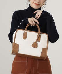 N.（N. Natural Beauty Basic） | 【横田ひかるさん着用】スクエアボストンバッグ(トートバッグ)