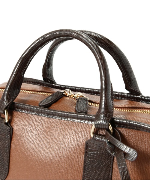 N.（N. Natural Beauty Basic）（エヌエヌナチュラルビューティーベーシック）の「【横田ひかるさん着用】スクエアボストンバッグ（トートバッグ・レディース・ホワイト系その他/ブラウン/グリーン・ﾌﾘ-）」の16枚目の写真