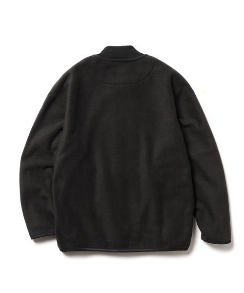 【定価26,400円】MR.OLIVE メルトンフリース ブルゾン L 黒 この時期のオススメのひとつ、フリースジャケット。「MR.OLIVE