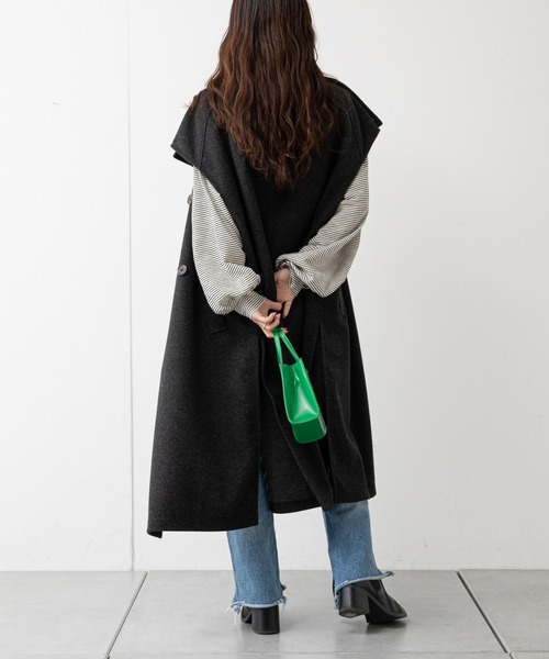 CIAOPANIC TYPY（チャオパニックティピー）の「シアーボーダーロゴTee（Tシャツ/カットソー・レディース・チャコールグレー/ホワイト/ブラック・ONE SIZE）」の19枚目の写真