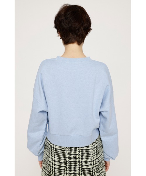 SLY(スライ)の「PIGMENT DYED LOGO SW ピグメントダイド ロゴ スウェット トレーナー(スウェット・レディース・ブルー/杢グレー/ライトブラック・FREE)」の5枚目の写真