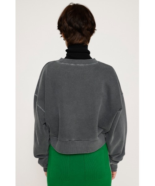 SLY(スライ)の「PIGMENT DYED LOGO SW ピグメントダイド ロゴ スウェット トレーナー(スウェット・レディース・ブルー/杢グレー/ライトブラック・FREE)」の11枚目の写真