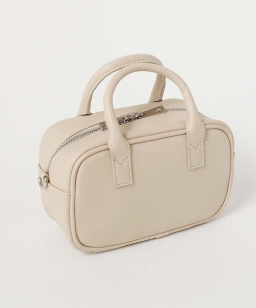 archives（アルシーヴ）の「スクエアボストン（ボストンバッグ・レディース・アイボリー/グレー/ブラック・FREE）」の20枚目の写真