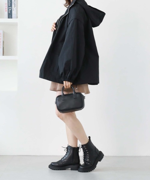 archives（アルシーヴ）の「スクエアボストン（ボストンバッグ・レディース・アイボリー/グレー/ブラック・FREE）」の15枚目の写真