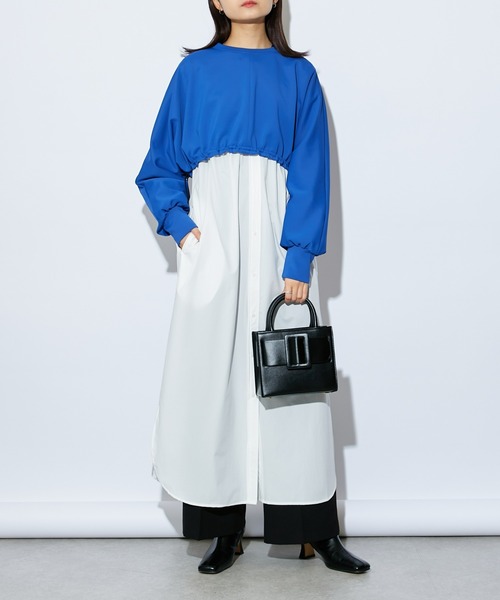 Lui's（ルイス）の「ローヒールスクエアトゥショートブーツ（ブーツ・レディース・ブラック/オフホワイト・24.5cm/23.5cm）」の20枚目の写真