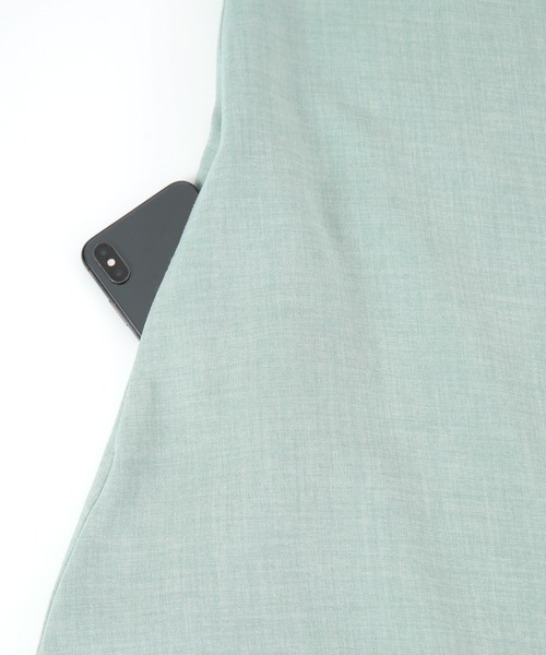 UR'S（ユアーズ）の「リネンライク前後2wayフレアワンピース（ワンピース・レディース・ライトブルー/ブラック/ネイビー・M/PS(XS－S)/L/S）」の15枚目の写真