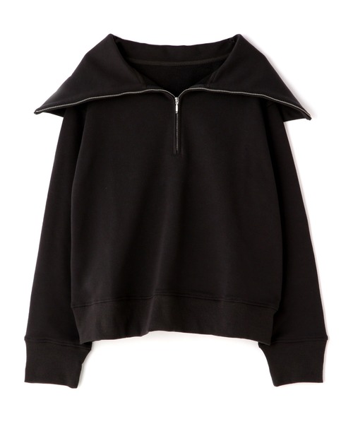 N.（N. Natural Beauty Basic）（エヌエヌナチュラルビューティーベーシック）の「◆ハーフジップスウェット（スウェット・レディース・スミクロ/イエロー/杢グレー・MEDIUM）」の19枚目の写真