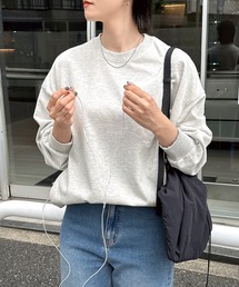 andme（アンドミー）の「【新色追加】スウェットボリューム袖トップス（スウェット）」