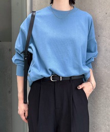 andme（アンドミー）の「【新色追加】スウェットボリューム袖トップス（スウェット）」