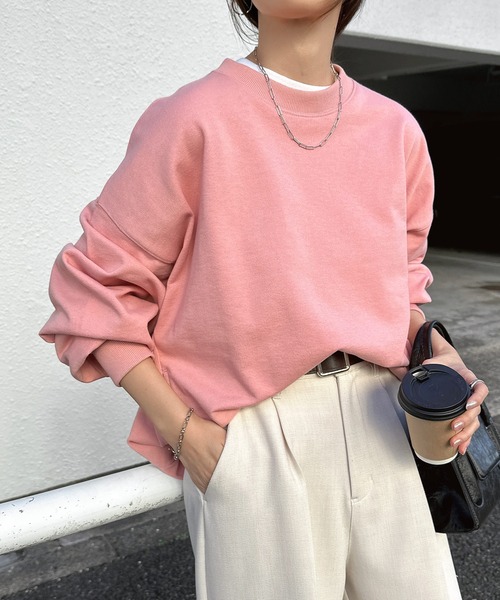 新品 ビアズリー ぷくり裏毛ボリュームカットソー スウェット 15 quinze》へビー裏毛プルオーバー | BEARDSLEY(ビアズリー