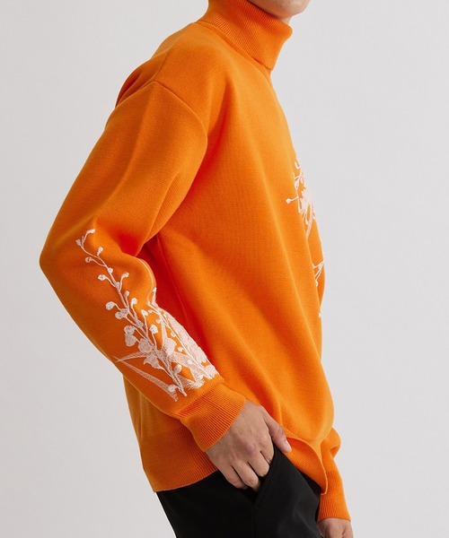 UNITED TOKYO オレンジ　シャツ　デザイン　URUSHI ビッグシャツ ワイシャツ スリムフィット チェック オレンジ CHOYA URBAN STYLE