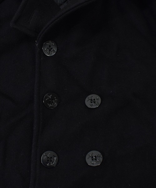 VINTAGE（ヴィンテージ）の「【ヴィンテージ古着】ミリタリー U.S.NAVY ウール Pコート USA製（ピーコート・メンズ・ブラック・46）」の6枚目の写真
