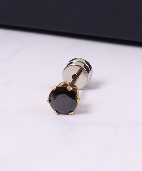 Zanipolo Terzini(ザニポロタルツィーニ)の「Zanipolo Terzini レギュラーステンレスピアス(ピアス(片耳用)・メンズ・シルバー系その他2/ピンクゴールド/シルバー×ブルー/ブラック系その他2/ゴールド系その他/シルバー×キュービック/シルバー系その他4/イエローゴールド/シルバー系/ブルー/ゴールド系その他2/ゴールド系/ブラック系その他3/シルバー系その他/シルバー×ブラック/ゴールド系その他3/シルバー/ブラック系その他4/ブラック/ブラック系その他/ゴールド系1/シルバー系その他3/シルバー×ブラックキュービック/シルバー系1・FREE)」の22枚目の写真