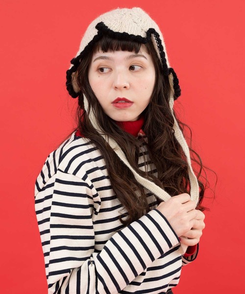 Dot＆Stripes CHILD WOMAN（ドットアンドストライプス　チャイルドウーマン）の「ネパール　ギルボックスかぎ針HAT（ハット・レディース・キナリ・FREE）」の8枚目の写真