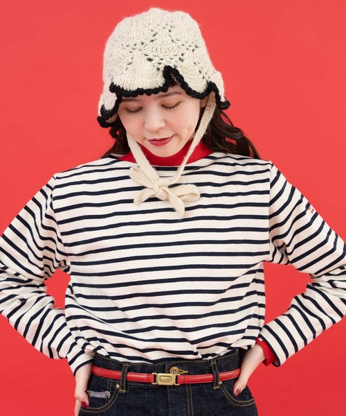 Dot＆Stripes CHILD WOMAN（ドットアンドストライプス　チャイルドウーマン）の「ネパール　ギルボックスかぎ針HAT（ハット・レディース・キナリ・FREE）」の9枚目の写真
