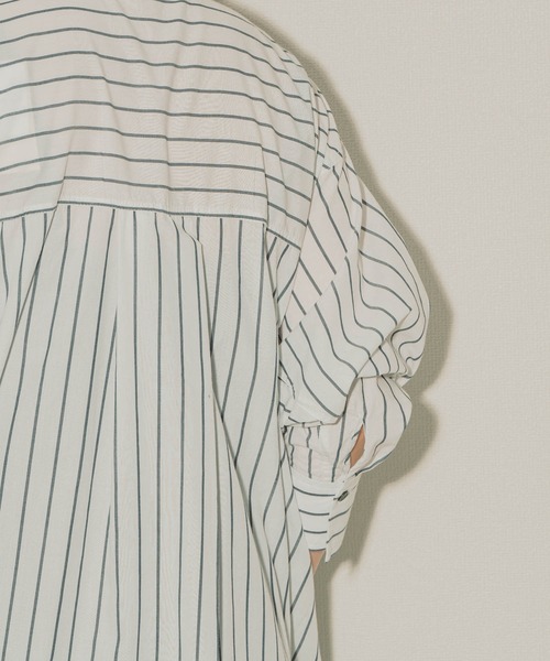 ottilie（オティーリエ）の「ottilie ストライプシャツワンピ（シャツワンピース・レディース・ピンク/ブルー/オフホワイト・FREE）」の7枚目の写真