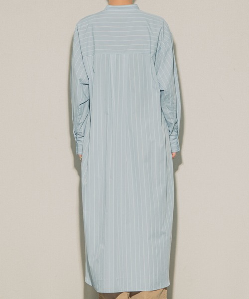 ottilie（オティーリエ）の「ottilie ストライプシャツワンピ（シャツワンピース・レディース・ピンク/ブルー/オフホワイト・FREE）」の14枚目の写真