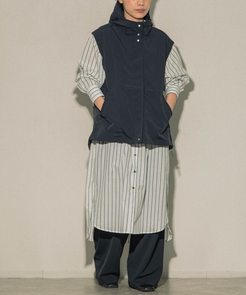 ottilie（オティーリエ）の「ottilie ストライプシャツワンピ（シャツワンピース・レディース・ピンク/ブルー/オフホワイト・FREE）」の21枚目の写真