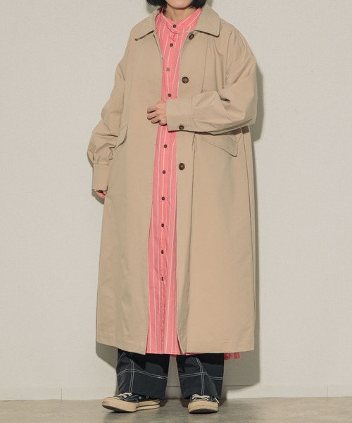ottilie（オティーリエ）の「ottilie ストライプシャツワンピ（シャツワンピース・レディース・ピンク/ブルー/オフホワイト・FREE）」の22枚目の写真