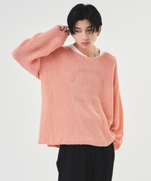 Adoon plain（アドーンプレーン）の「【Oversized  openwork knit】/オーバーサイズ透かしニット（ニット/セーター）」