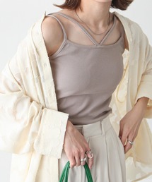 Chillfar | パット付きデザインキャミソール(キャミソール)