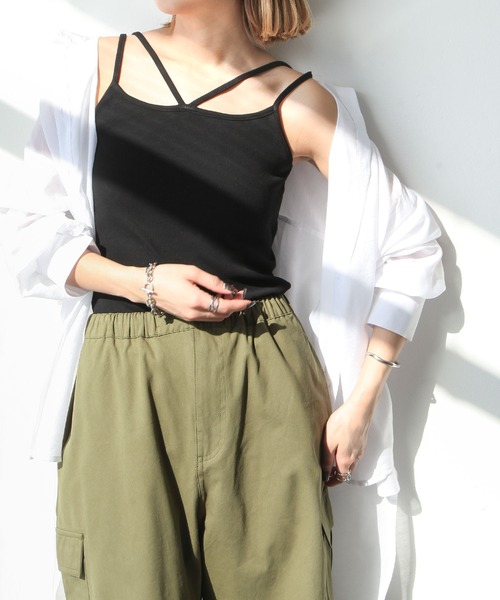 Chillfar（チルファー）の「パット付きデザインキャミソール