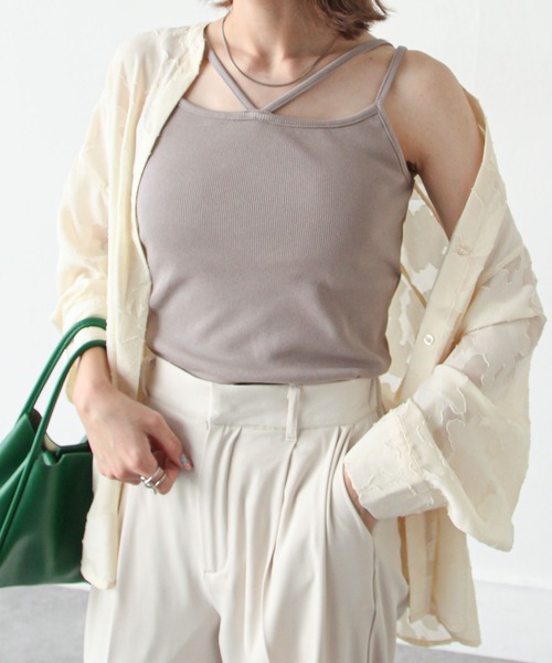 お値下げ❗CLOE　フィービーファイロ　ピンクベージュ色　キャミソール スロギー ゼロフィール(R) 綿混 キャミソール sloggi G068 Top(S