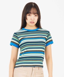 X-girl | STRIPED RINGER S/S TEE(Tシャツ/カットソー)