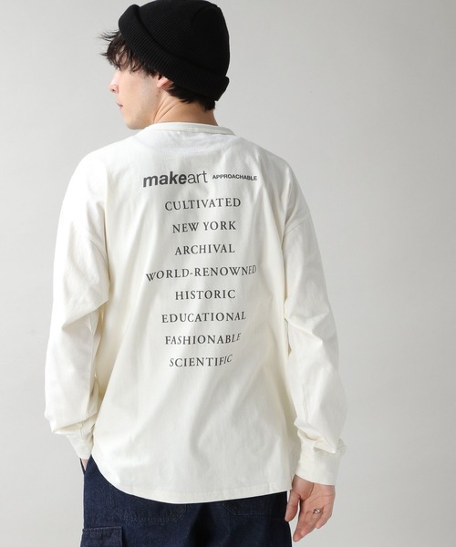 RAGEBLUE（レイジブルー）の「【NEWYORK BOTANICAL GARDEN】コラボプリントロンT（Tシャツ/カットソー・メンズ・ブラック/ホワイト系その他3/ホワイト/グリーン・LARGE/MEDIUM）」の9枚目の写真