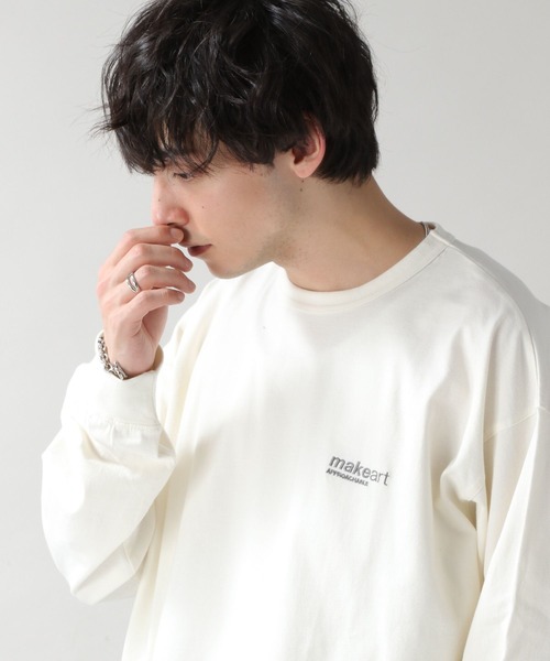 RAGEBLUE（レイジブルー）の「【NEWYORK BOTANICAL GARDEN】コラボプリントロンT（Tシャツ/カットソー・メンズ・ブラック/ホワイト系その他3/ホワイト/グリーン・LARGE/MEDIUM）」の15枚目の写真