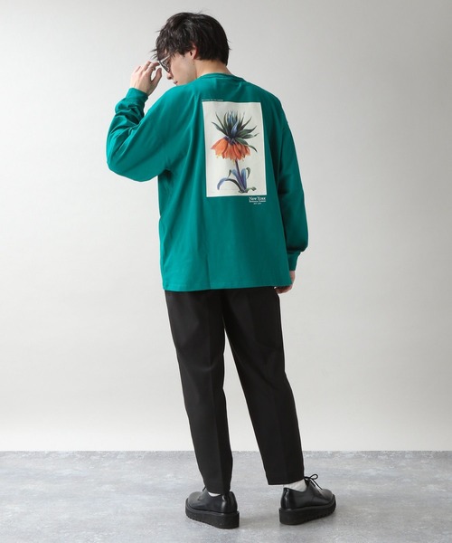 RAGEBLUE（レイジブルー）の「【NEWYORK BOTANICAL GARDEN】コラボプリントロンT（Tシャツ/カットソー・メンズ・ブラック/ホワイト系その他3/ホワイト/グリーン・LARGE/MEDIUM）」の20枚目の写真