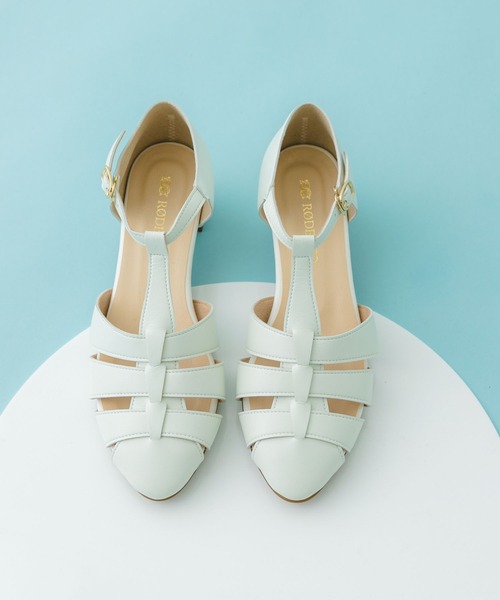 RODE SKO(ロデスコ)の「『MADE IN JAPAN』3.5センチグルカサンダル(サンダル・レディース・ホワイト/ブラック・38/37/36)」の2枚目の写真