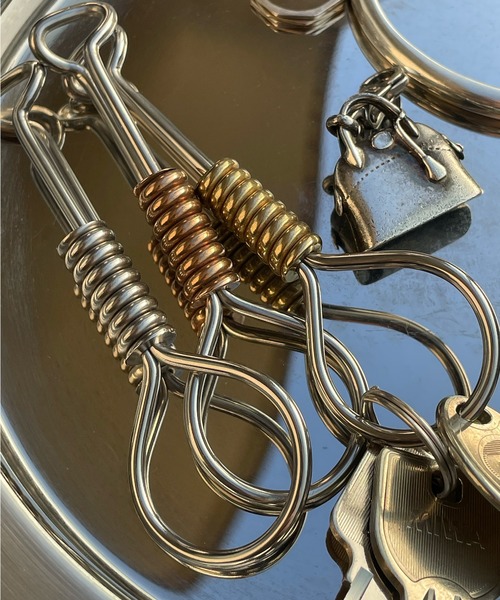 セール】無骨に小物を彩る。首縄モチーフ キーリング/キーホルダー