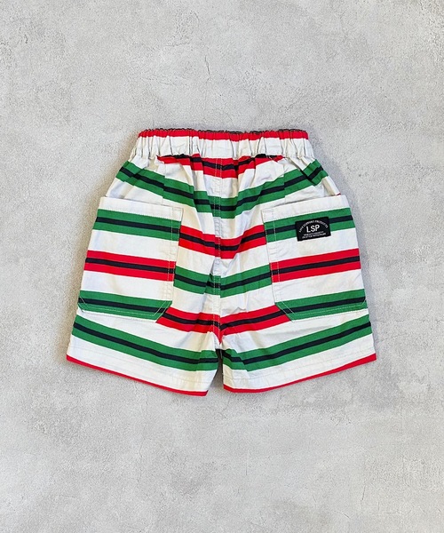 Life Support Products（ライフサポートプロダクツ）の「総柄ショートタックパンツ(80～150cm)（その他パンツ・キッズ・マルチ/ネイビー/チャコール/オフホワイト・80/150/100/110/95/120/90/130/140）」の2枚目の写真