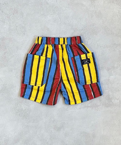 Life Support Products（ライフサポートプロダクツ）の「総柄ショートタックパンツ(80～150cm)（その他パンツ・キッズ・マルチ/ネイビー/チャコール/オフホワイト・80/150/100/110/95/120/90/130/140）」の4枚目の写真