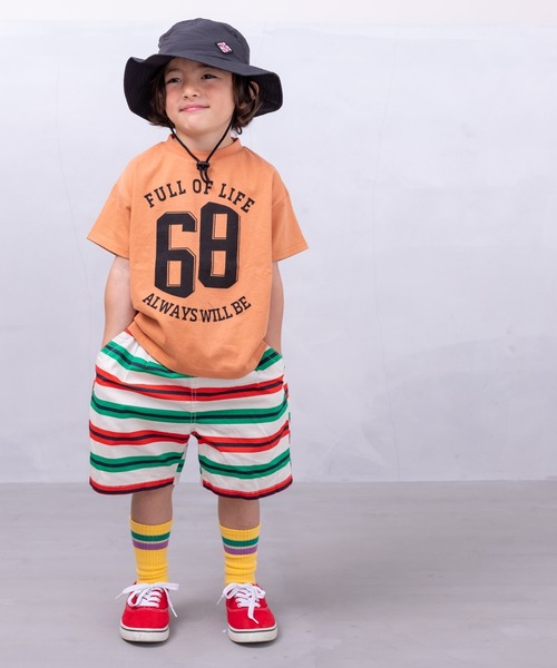 Life Support Products（ライフサポートプロダクツ）の「総柄ショートタックパンツ(80～150cm)（その他パンツ・キッズ・マルチ/ネイビー/チャコール/オフホワイト・80/150/100/110/95/120/90/130/140）」の9枚目の写真