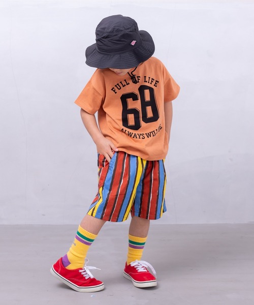 Life Support Products（ライフサポートプロダクツ）の「総柄ショートタックパンツ(80～150cm)（その他パンツ・キッズ・マルチ/ネイビー/チャコール/オフホワイト・80/150/100/110/95/120/90/130/140）」の10枚目の写真