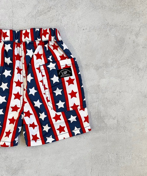 Life Support Products（ライフサポートプロダクツ）の「総柄ショートタックパンツ(80～150cm)（その他パンツ・キッズ・マルチ/ネイビー/チャコール/オフホワイト・80/150/100/110/95/120/90/130/140）」の16枚目の写真