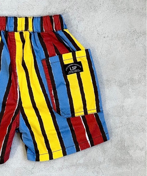 Life Support Products（ライフサポートプロダクツ）の「総柄ショートタックパンツ(80～150cm)（その他パンツ・キッズ・マルチ/ネイビー/チャコール/オフホワイト・80/150/100/110/95/120/90/130/140）」の6枚目の写真