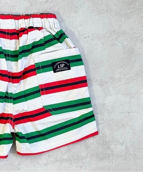 Life Support Products（ライフサポートプロダクツ）の「総柄ショートタックパンツ(80～150cm)（その他パンツ・キッズ・マルチ/ネイビー/チャコール/オフホワイト・80/150/100/110/95/120/90/130/140）」の8枚目の写真