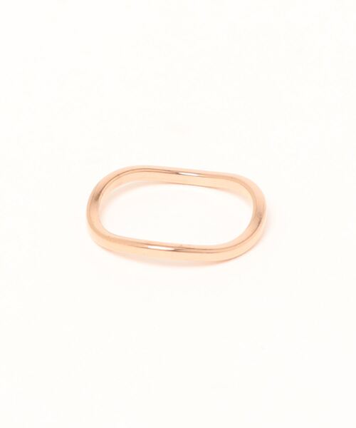 Three Four Time（ｽﾘｰﾌｫｰﾀｲﾑ）の「プレーンウェーブリング＃11（サージカルステンレス316L）（リング・レディース・シルバー/ピンクゴールド/ゴールド・#11）」の8枚目の写真