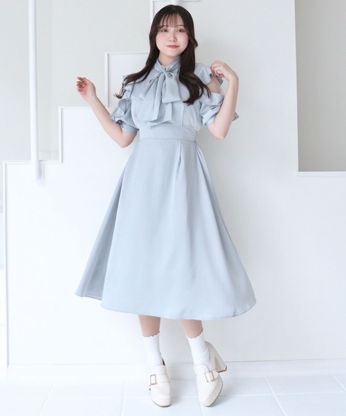 定価約6万♡現行完売品 アドーア ライトダブルクロスワンピース 