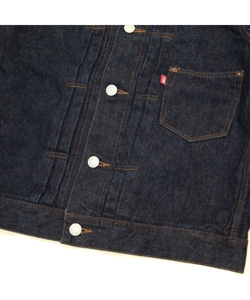 TMT(ティーエムティー)の「HQ DENIM TRUCKER JACKET(TYPE 506XX)(デニムジャケット・メンズ・インディゴブルー・LARGE/X-LARGE/MEDIUM/SMALL)」の4枚目の写真