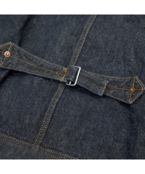 TMT(ティーエムティー)の「HQ DENIM TRUCKER JACKET(TYPE 506XX)(デニムジャケット・メンズ・インディゴブルー・LARGE/X-LARGE/MEDIUM/SMALL)」の6枚目の写真