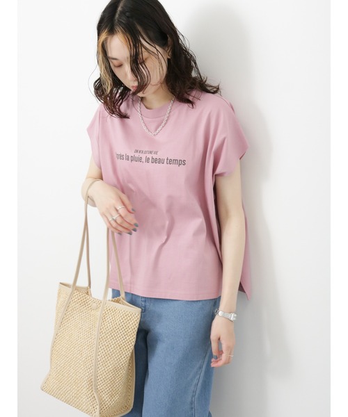 Samansa Mos2 blue（サマンサモスモスブルー）の「くるみパイピングサマートートバッグ（ハンドバッグ・レディース・ベージュ/ブラック/サックスブルー・ﾌﾘ-）」の9枚目の写真